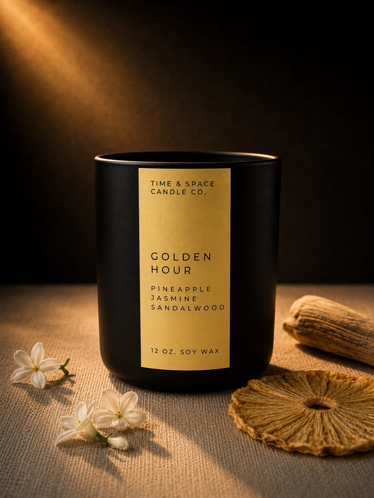 "Golden Hour" 12 oz Luxury Candle