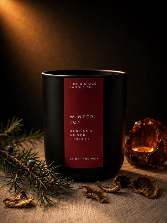 "Winter Joy" 12 oz Luxury Candle